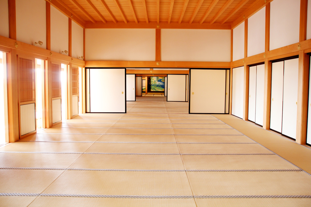 天然畳を使用した和室